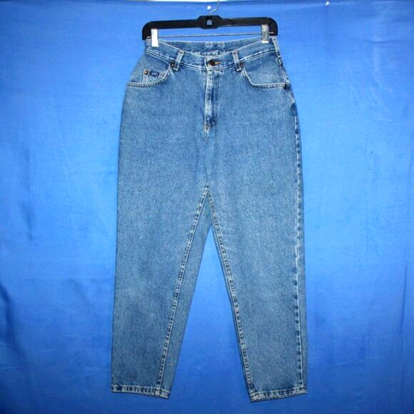 Lee Vintage High Rise Mom Jeans Blue Denim - Picture 1 of 11